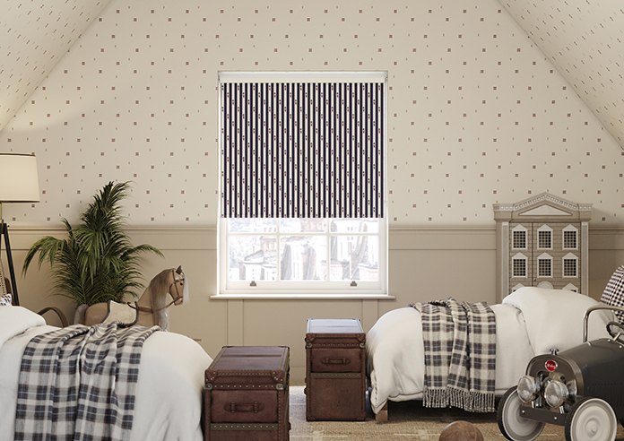 Kings Breakfast, Stripe Prince - Twist&Fit Roller Blind - Image 3